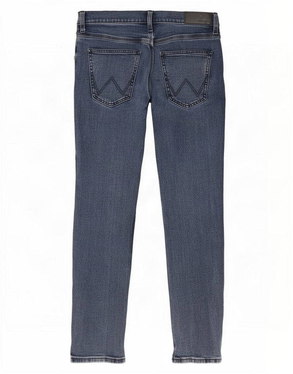 Wrangler Mens Regular Slim Jeans W32 L32 Blue Cotton
