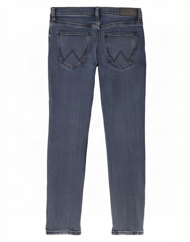 Wrangler Mens Regular Slim Jeans W32 L32 Blue Cotton