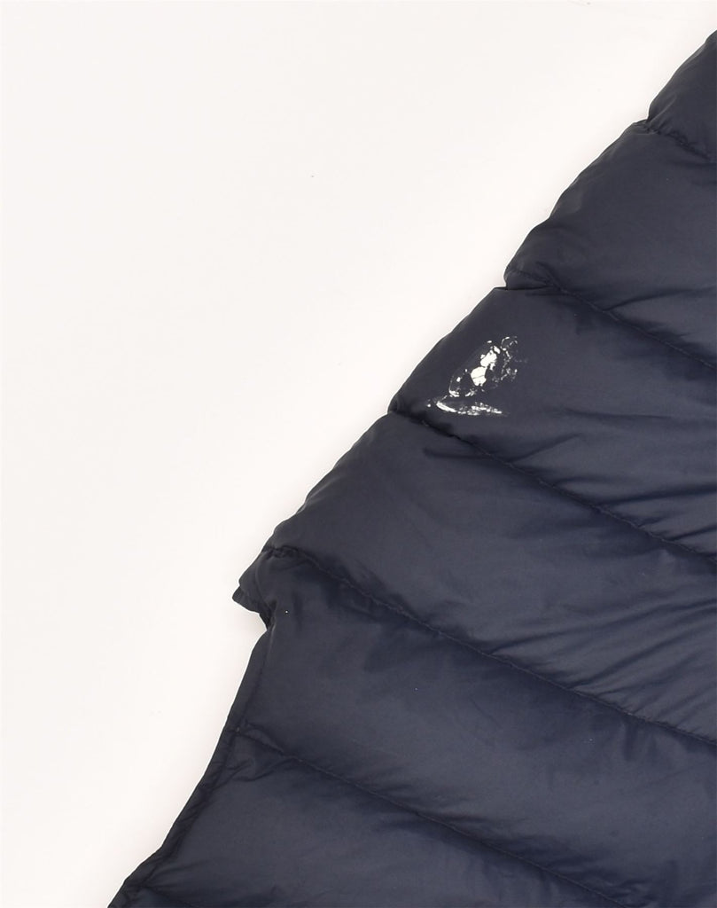 JACK WILLS Mens Hooded Padded Gilet UK 36 Small Navy Blue Nylon | Vintage Jack Wills | Thrift | Second-Hand Jack Wills | Used Clothing | Messina Hembry 