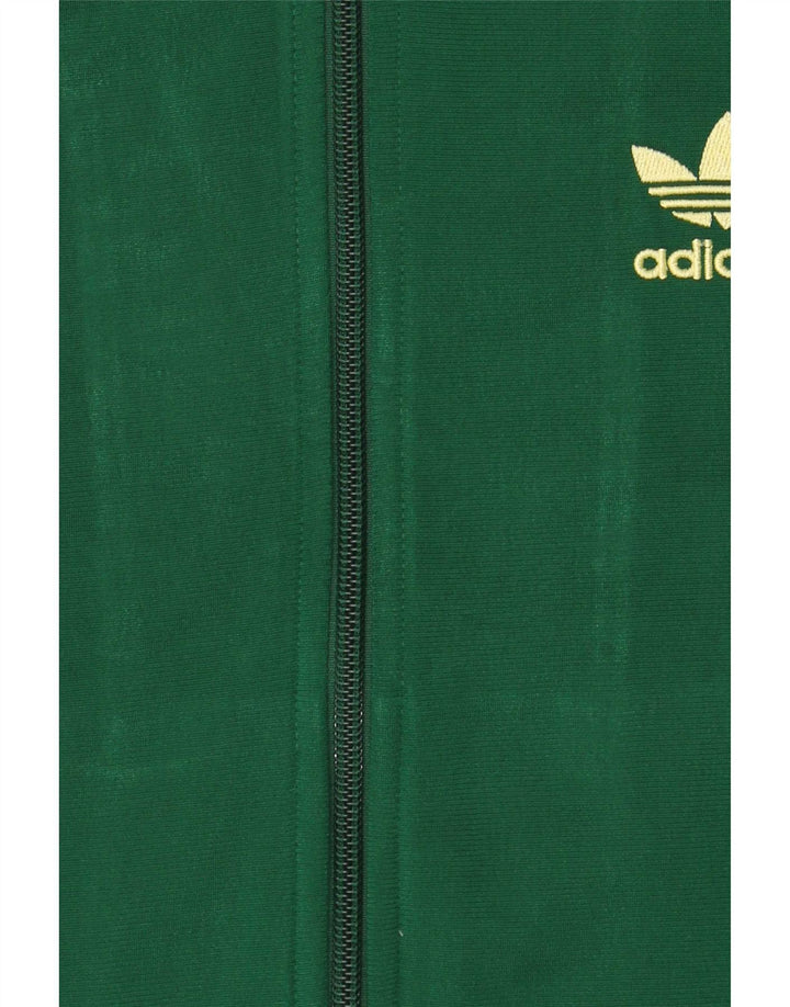Adidas Mens Tracksuit Top Jacket XS Green Polyester