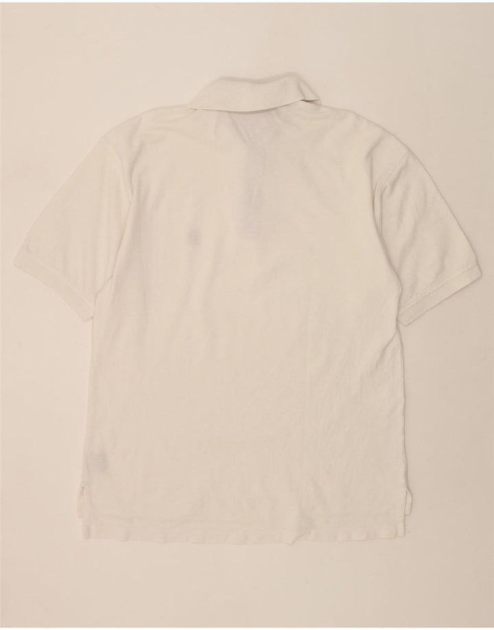TOMMY HILFIGER Mens Polo Shirt XL White Cotton Vintage Tommy Hilfiger and Second-Hand Tommy Hilfiger from Messina Hembry 