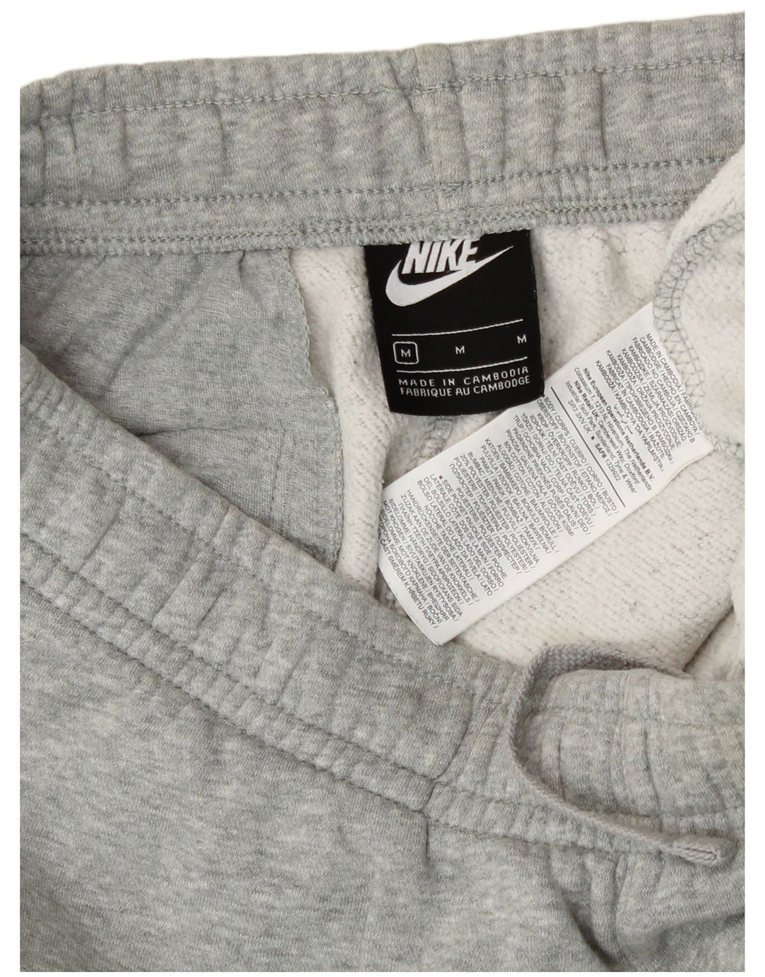 Nike Mens Tracksuit Trousers Joggers Medium Grey Cotton