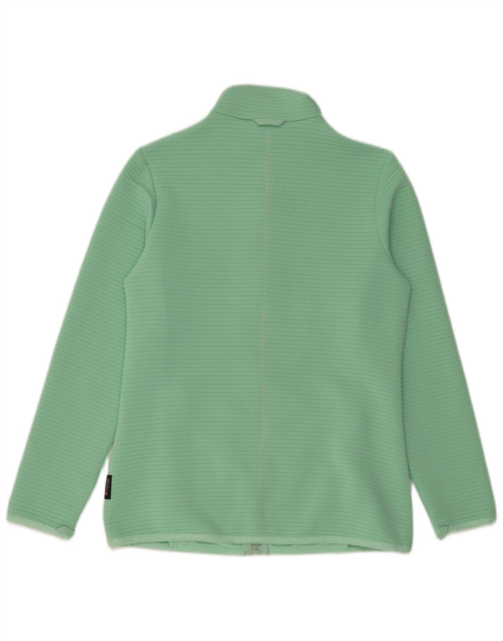 JACK WOLFSKIN Womens Tracksuit Top Jacket UK 10 Small Green Polyester