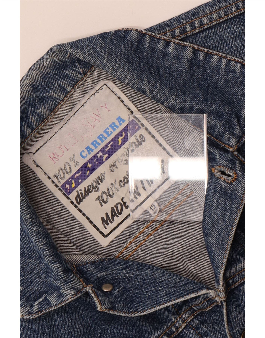 Carrera Boys Loose Fit Denim Jacket 11-12 Years Blue Cotton