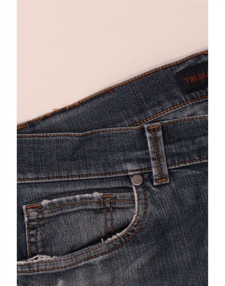 Trussardi Womens Straight Jeans W34 L28 Blue
