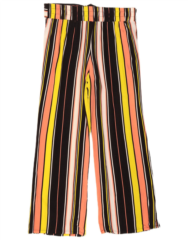 Guess Womens Casual Trousers UK 12 Medium W32 L30 Multicoloured Striped
