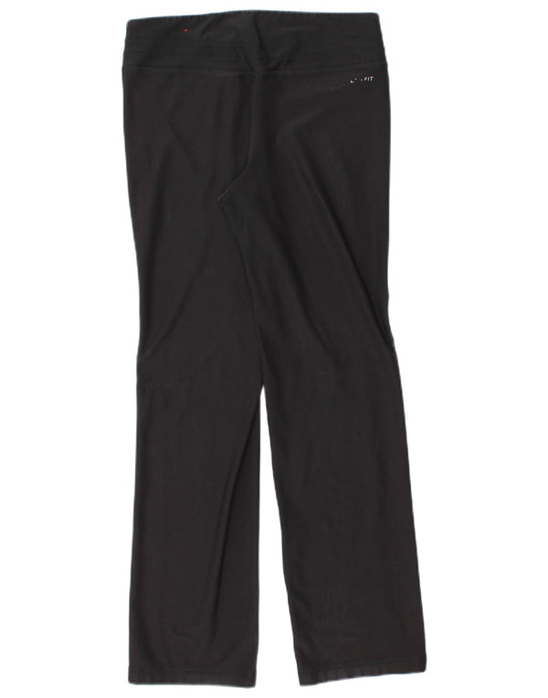 Nike Womens Dri Fit Tracksuit Trousers UK 10 Small  Black Polyester