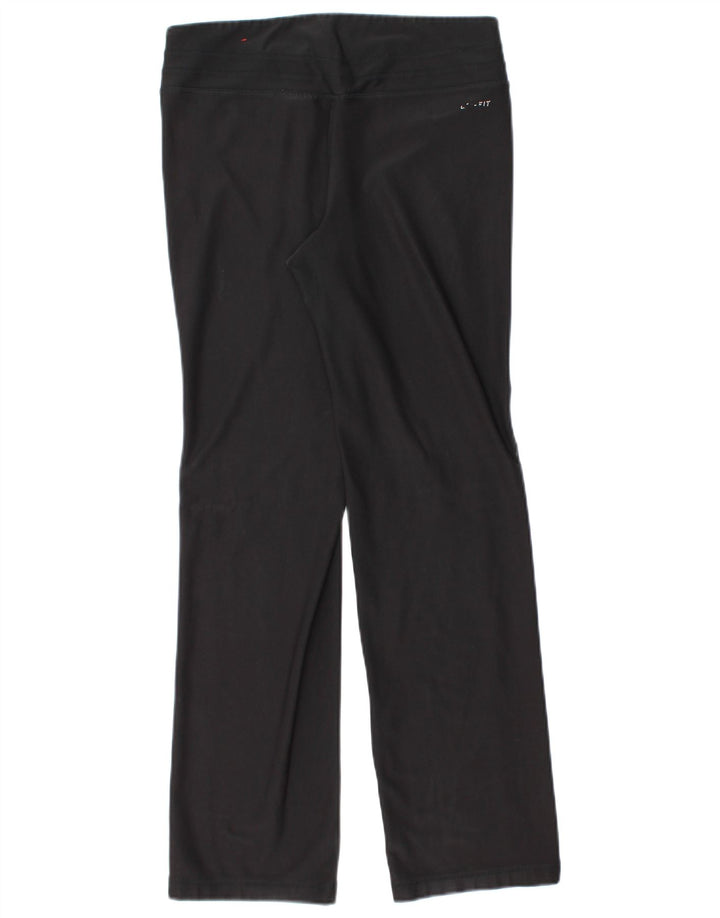Nike Womens Dri Fit Tracksuit Trousers UK 10 Small  Black Polyester