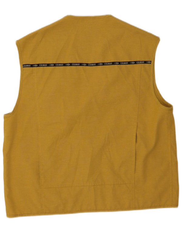 COLMAR Mens Utility Gilet IT 52 Large Yellow