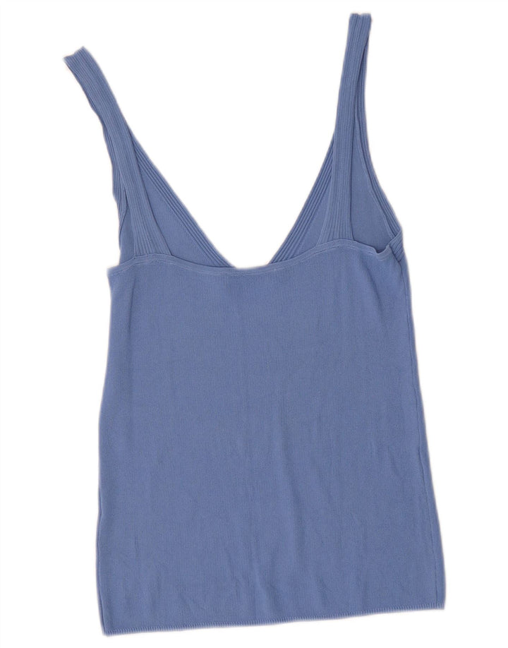 Zara Womens Cami Top UK 12 Medium Blue