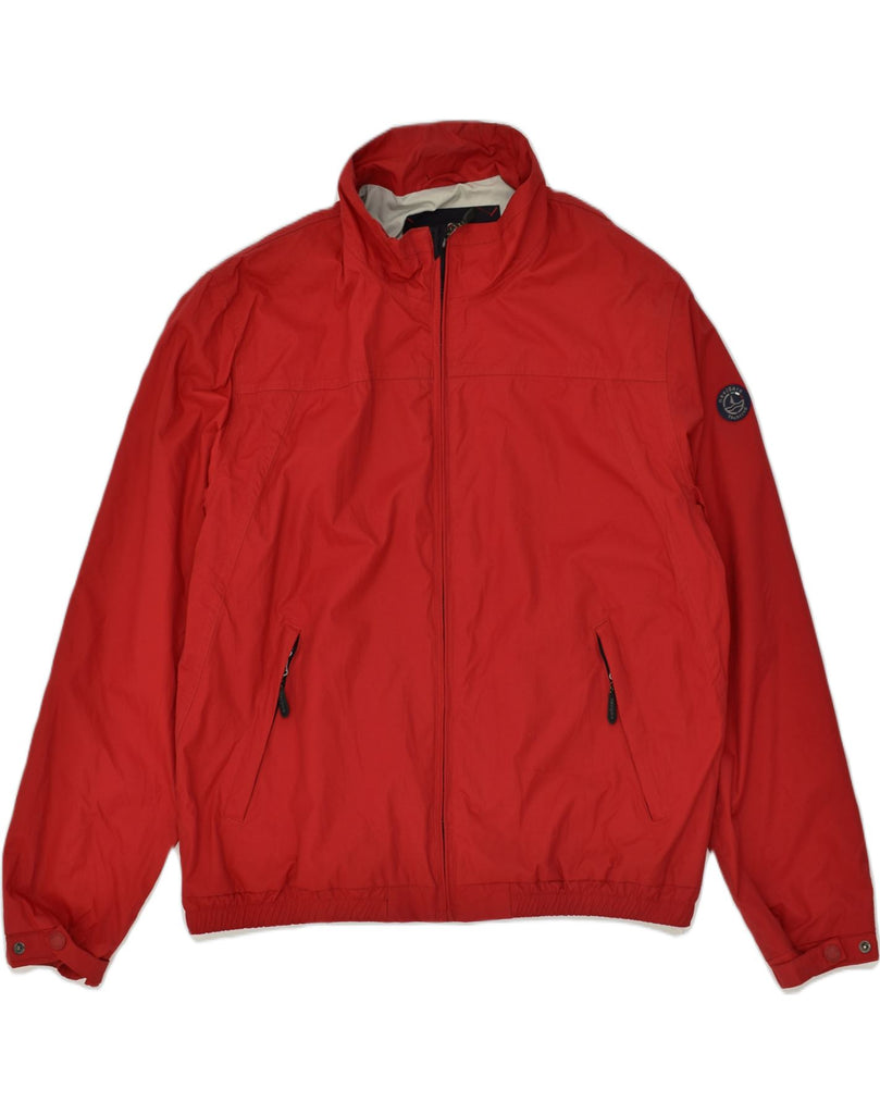 NAVIGARE Mens Bomber Jacket UK 46 3XL Red Nylon | Vintage Navigare | Thrift | Second-Hand Navigare | Used Clothing | Messina Hembry 