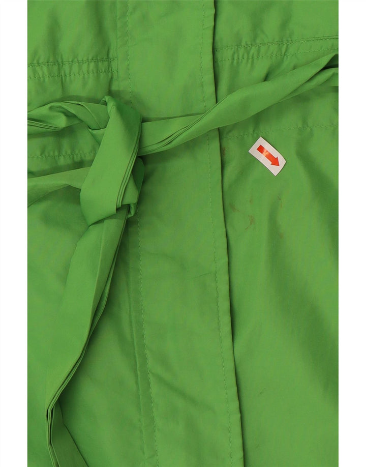 Joules Womens Trench Coat UK 14 Large Green Polyester