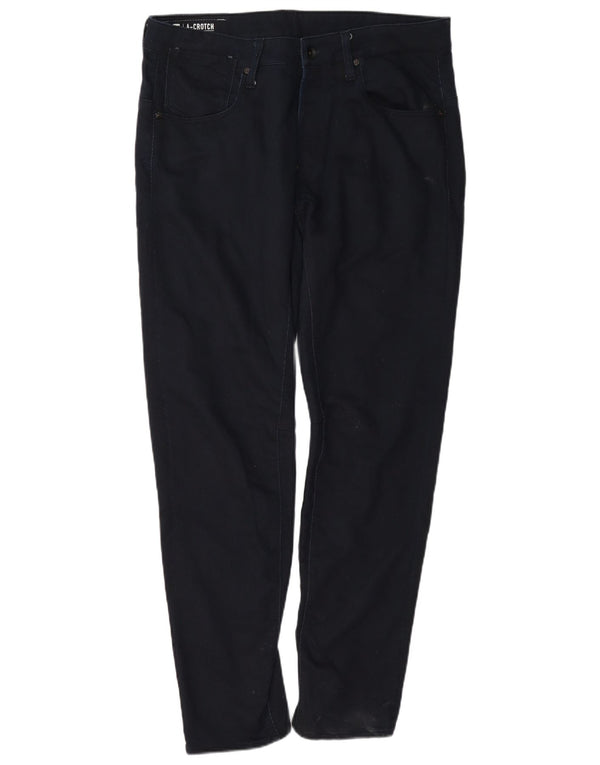 G-Star Mens Tapered Jeans W33 L32 Navy Blue Cotton