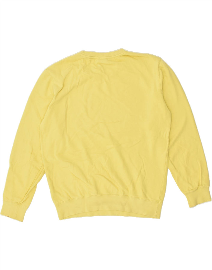 CHAMPION Mens Sweatshirt Jumper Medium Yellow Cotton | Vintage Champion | Thrift | Second-Hand Champion | Used Clothing | Messina Hembry 