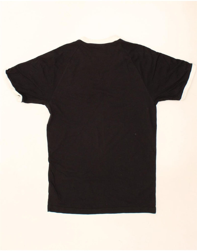 ADIDAS Mens T-Shirt Top Small Black Cotton Vintage Adidas and Second-Hand Adidas from Messina Hembry 