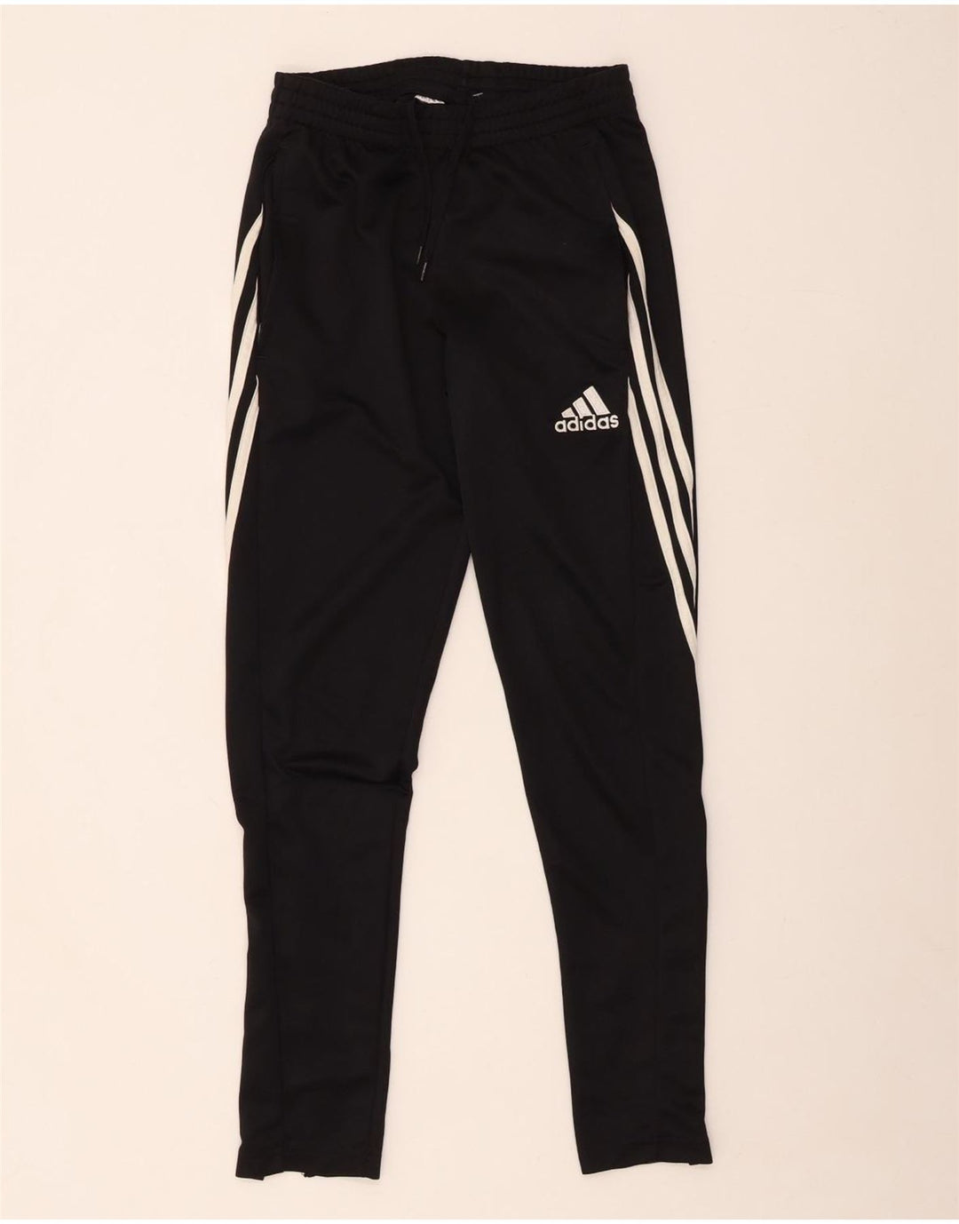 Adidas Womens Climalite Tracksuit Trousers UK 6 XS  Black Polyester