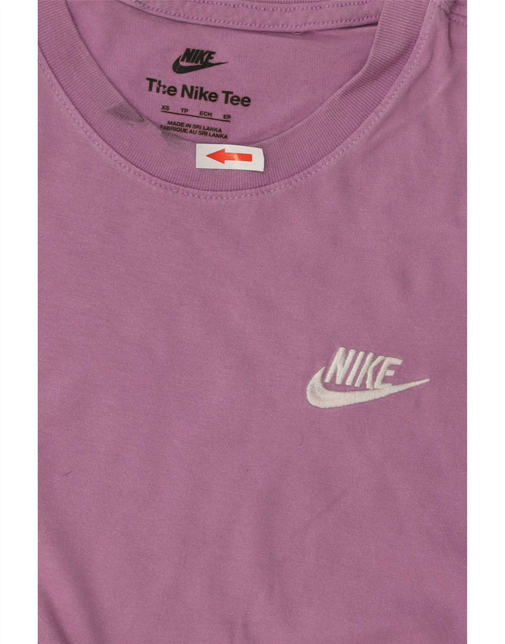 Nike Mens T-Shirt Top XS Purple Cotton