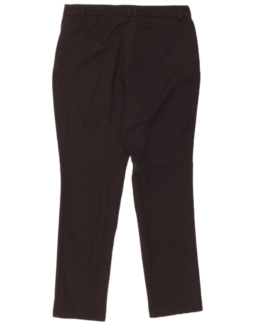 Marks & Spencer Womens Slim Casual Trousers W34 L31 Black Polyester
