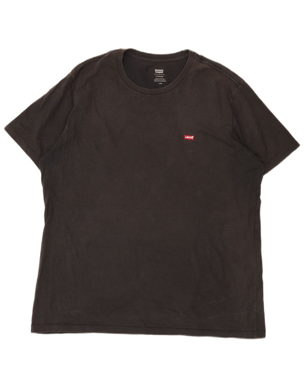 Levi's Mens Standard T-Shirt Top Large Black Cotton