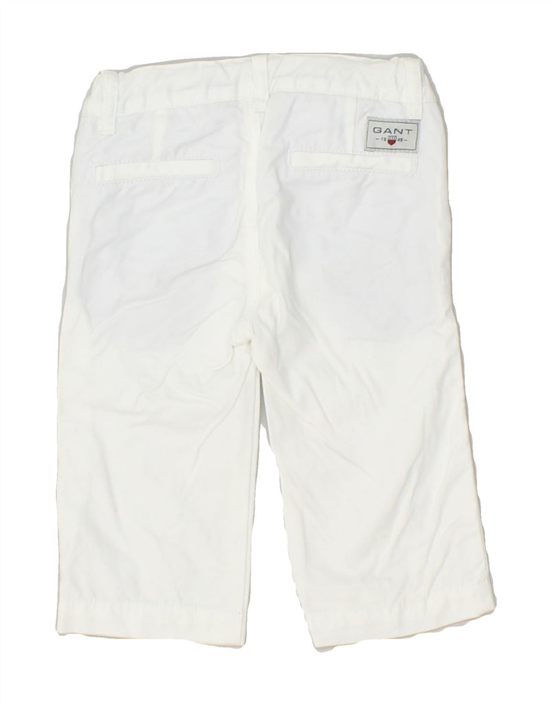 GANT Baby Boys Straight Chino Trousers 3-6 Months W16 L8  White Cotton | Vintage Gant | Thrift | Second-Hand Gant | Used Clothing | Messina Hembry 