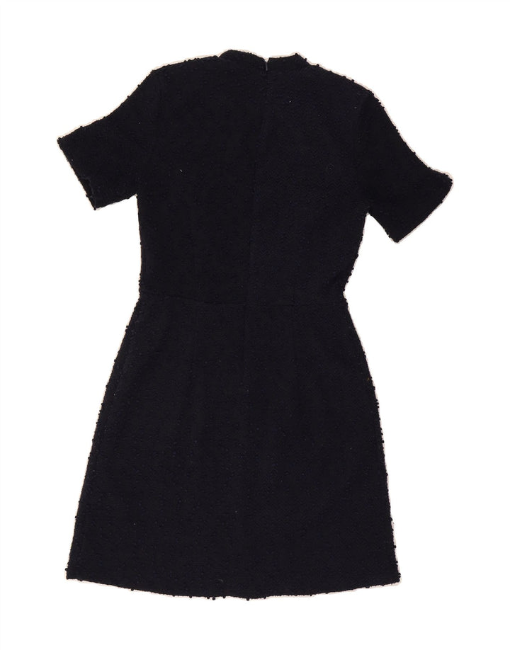 WAREHOUSE Womens Basic Dress UK 10 Small Navy Blue Polyester Vintage Warehouse and Second-Hand Warehouse from Messina Hembry 