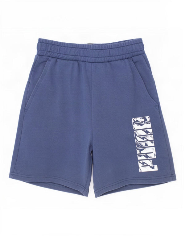 Puma Boys Graphic Sport Shorts 11-12 Years Blue