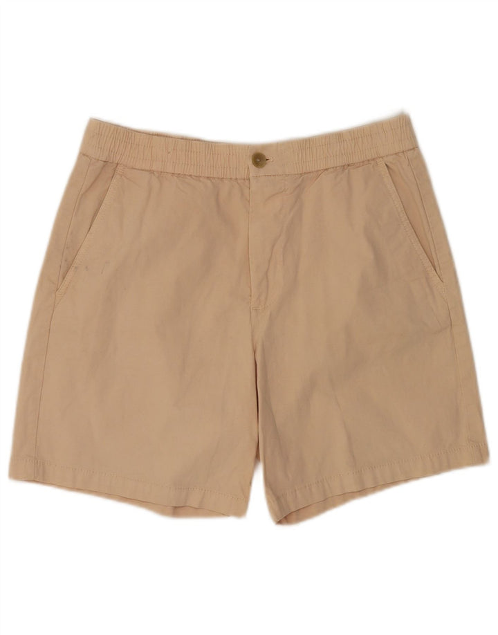 Zara Mens Chino Shorts Medium W30  Beige