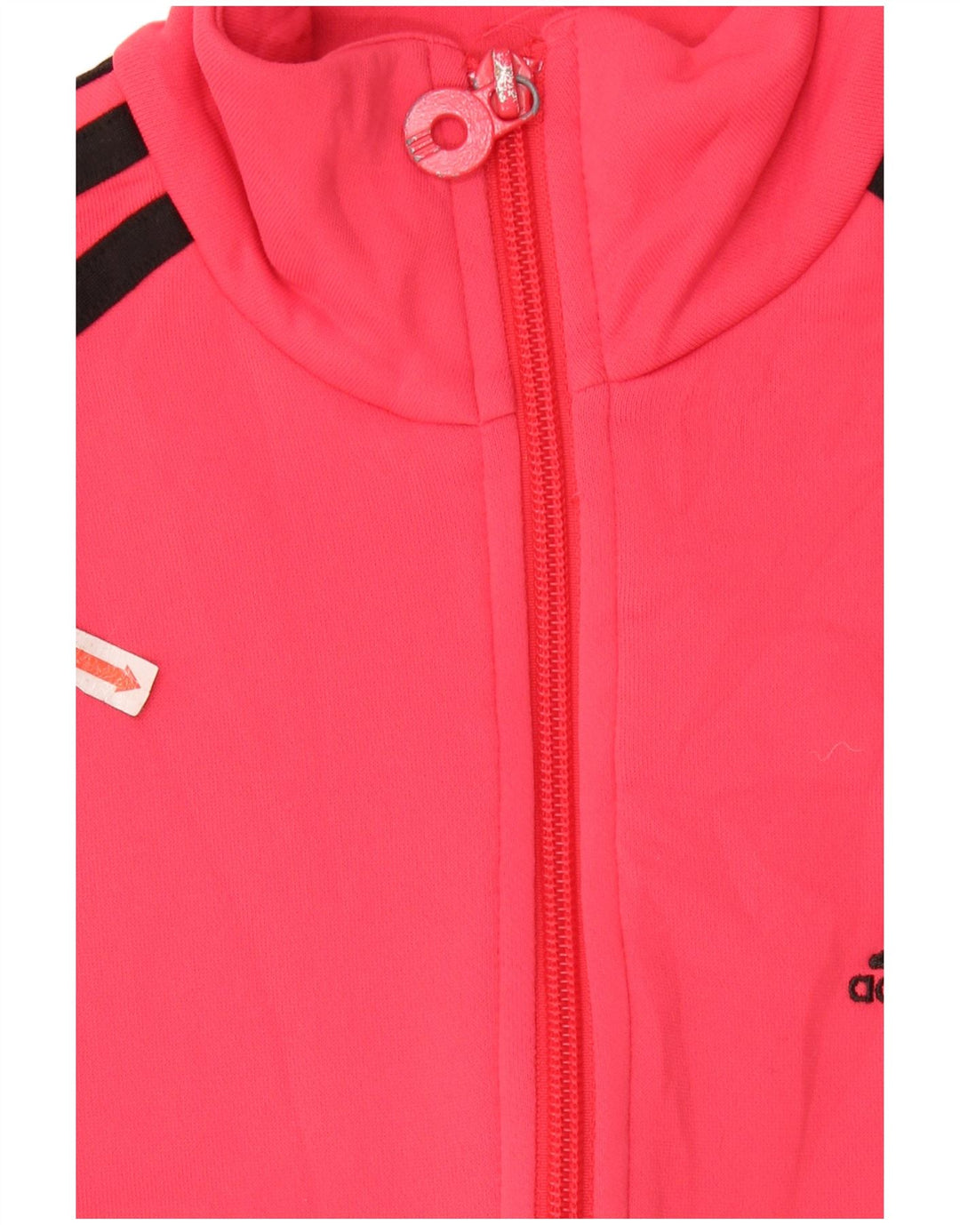 ADIDAS Womens Tracksuit Top Jacket UK 10 Small Pink Polyester