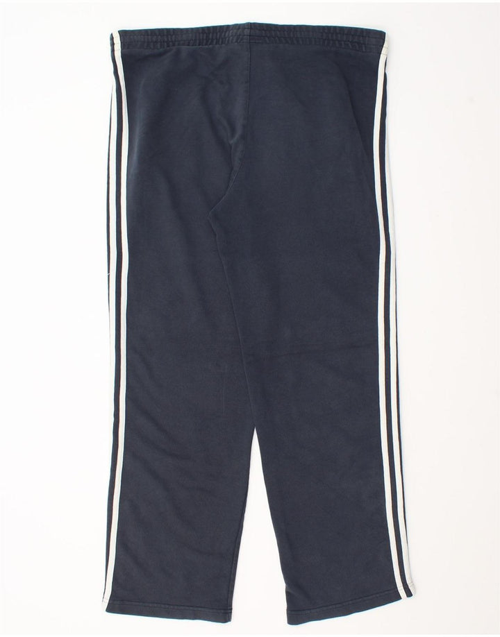 Adidas Mens Clima 365 Tracksuit Trousers Medium Navy Blue Cotton