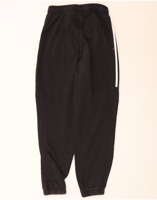 Adidas Womens Tracksuit Trousers Joggers UK 8/10 Small Black Cotton