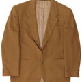 Bianchi Mens 2 Button Blazer Jacket IT 54 2XL Brown Cashmere