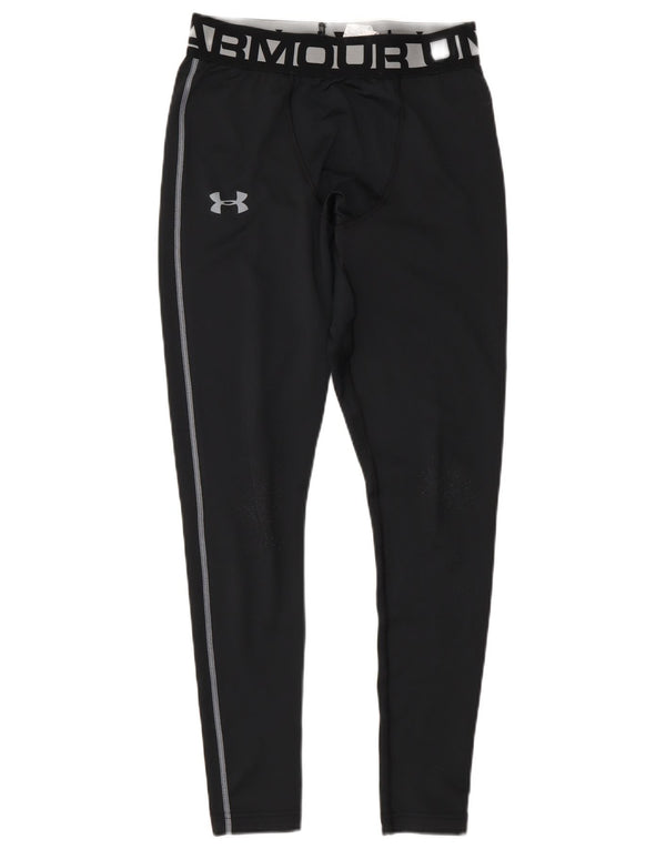 Under Armour Mens Graphic Leggings Medium Black Polyester
