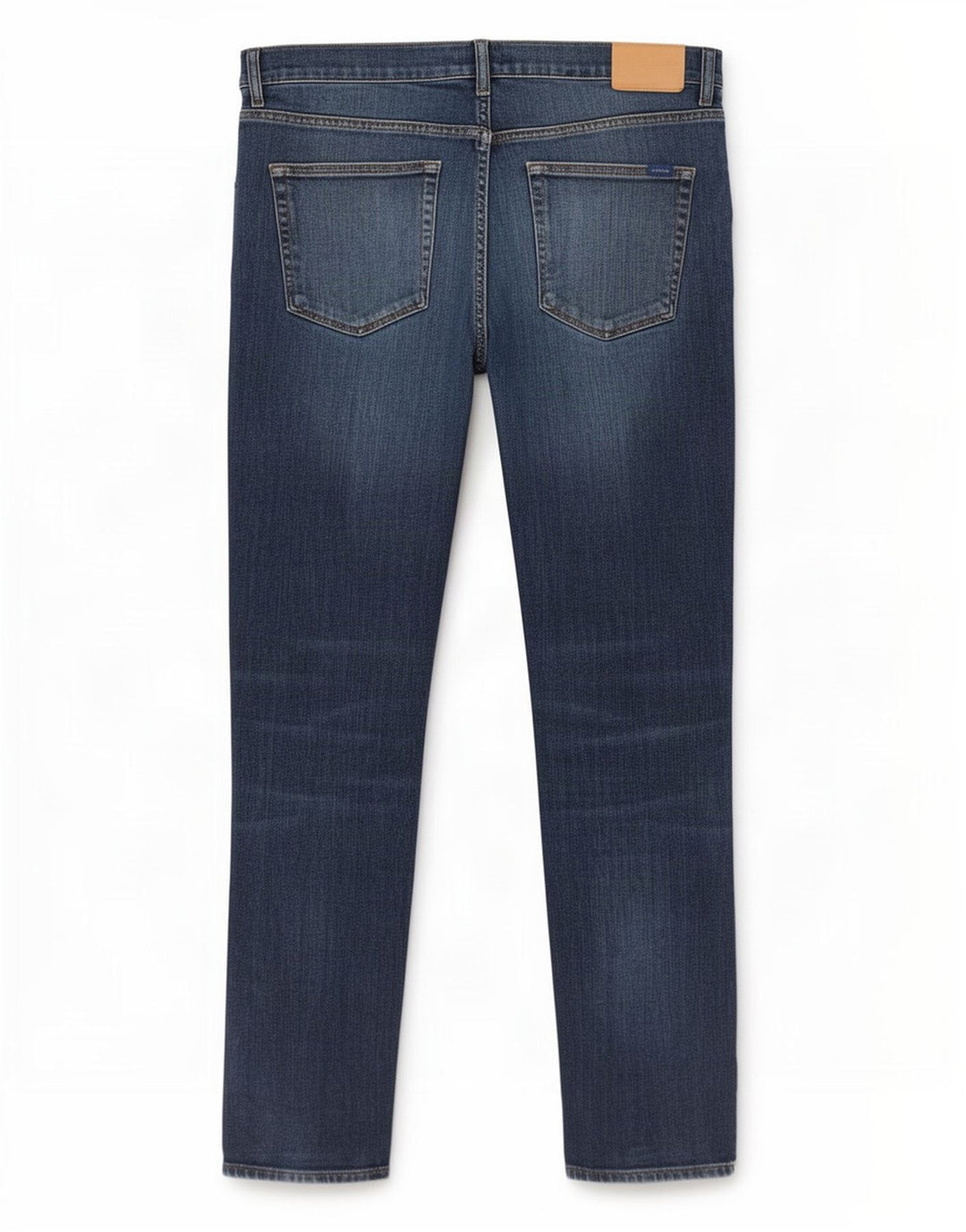 Gant Mens Straight Jeans W38 L32 Blue Cotton
