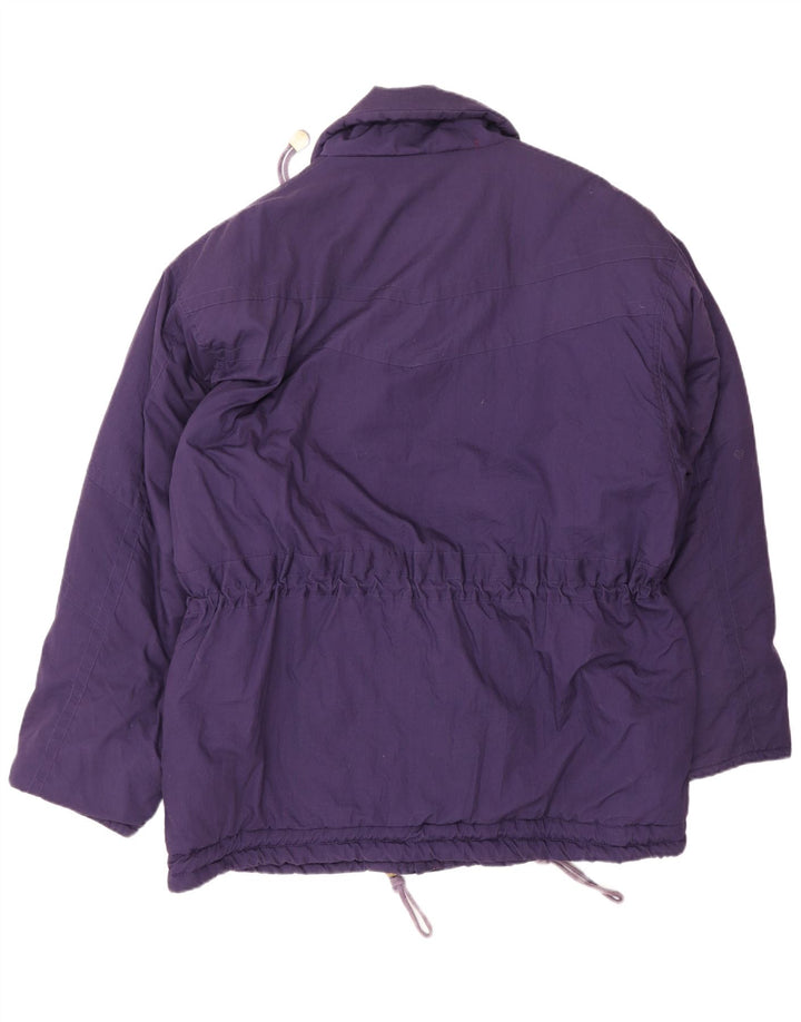 Crossrace Mens Utility Jacket UK 50 Large Purple Polyester
