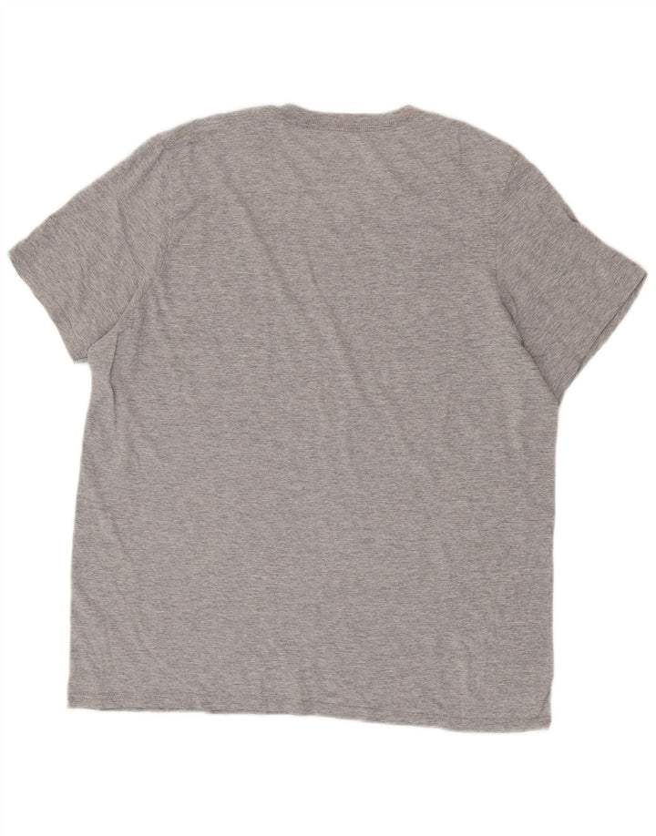 Adidas Mens Graphic T-Shirt Top Large Grey Cotton