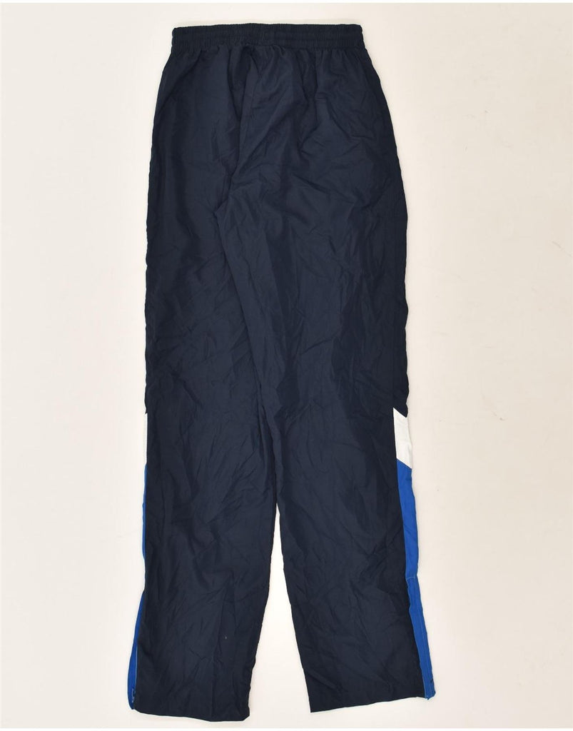 UMBRO Boys Tracksuit Trousers 12-13 Years XL Navy Blue Colourblock | Vintage Umbro | Thrift | Second-Hand Umbro | Used Clothing | Messina Hembry 