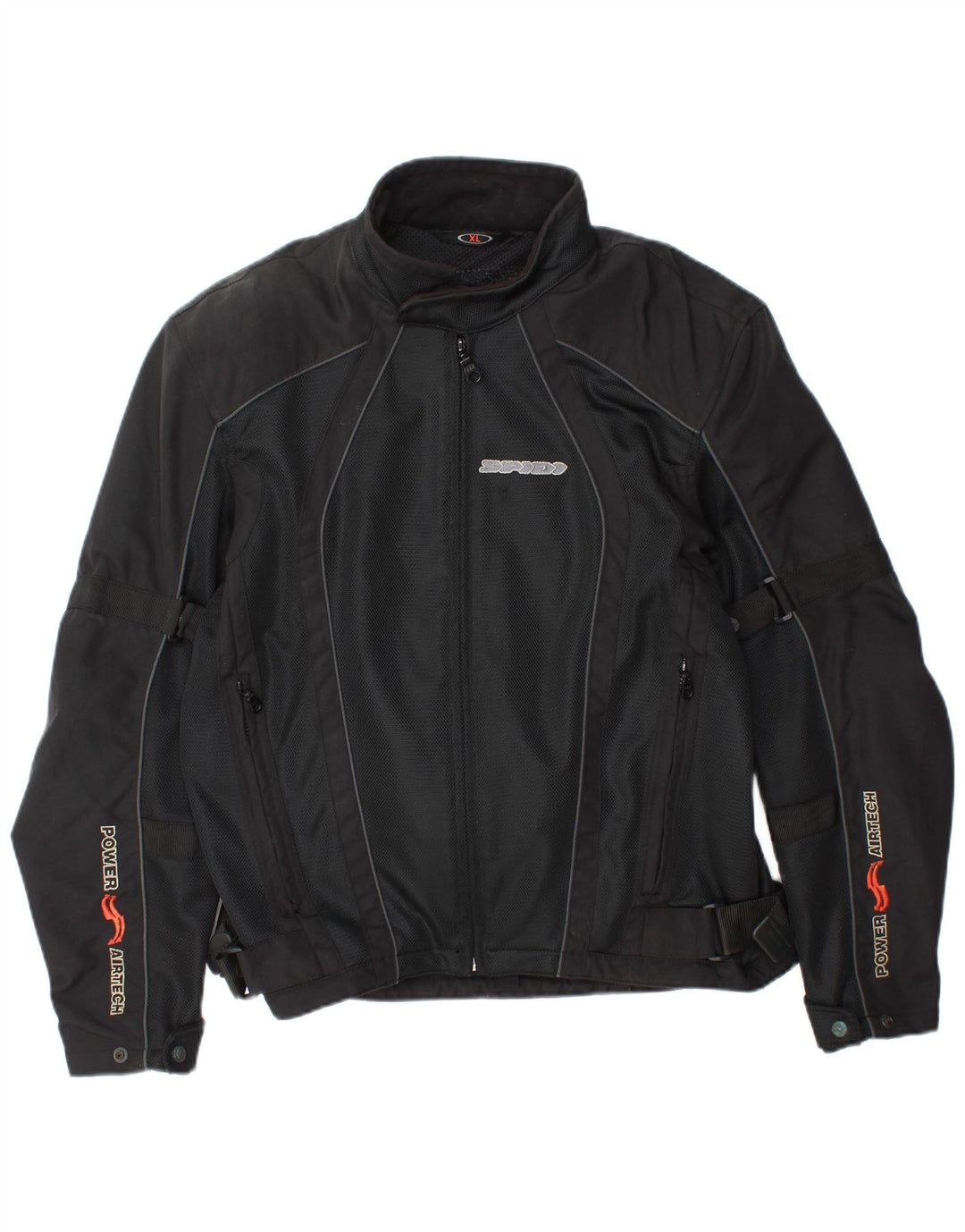 SPIDI Mens Graphic Racer Jacket UK 42 XL Black