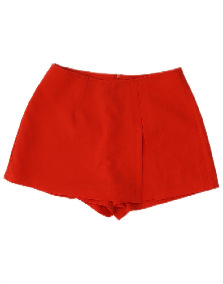 Benetton Womens Hot Pants IT 40 Small W26 Red