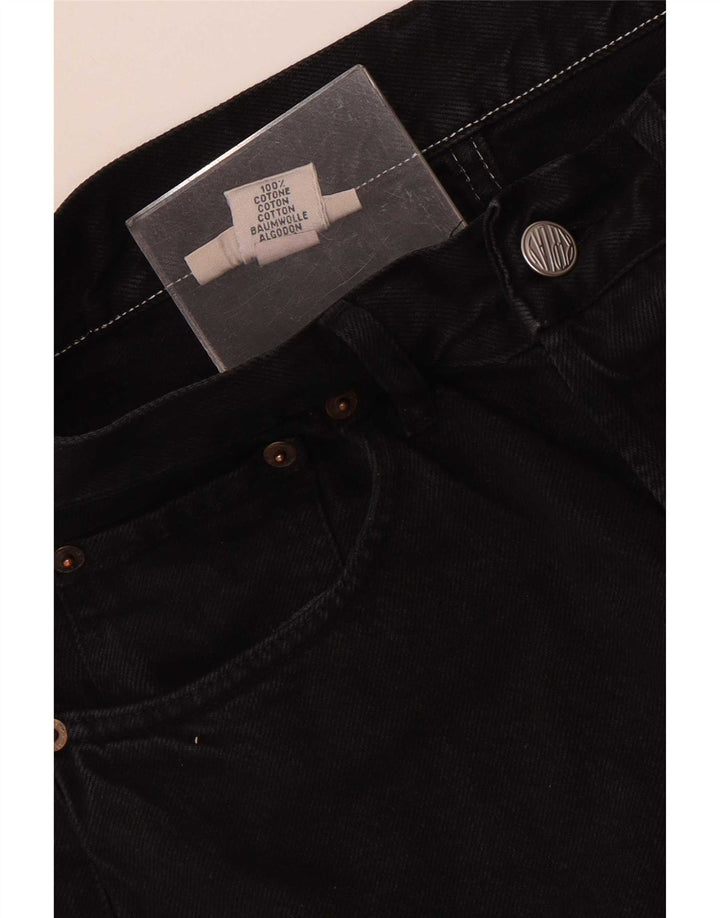 Replay Mens Straight Jeans W33 L34 Black Cotton