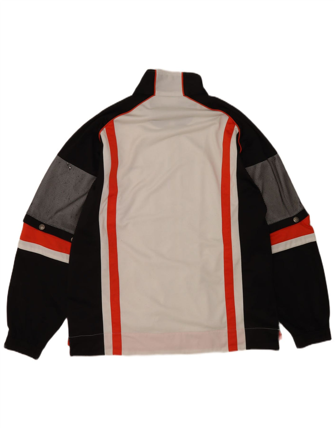 Sergio Tacchini Mens Tracksuit Top Jacket 2XL White Colourblock Polyester
