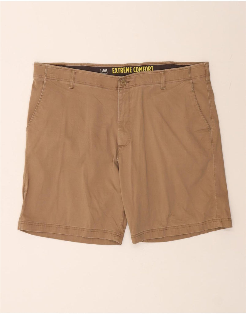 LEE Mens Extreme Comfort Chino Shorts W44 2XL Brown Cotton Vintage Lee and Second-Hand Lee from Messina Hembry 
