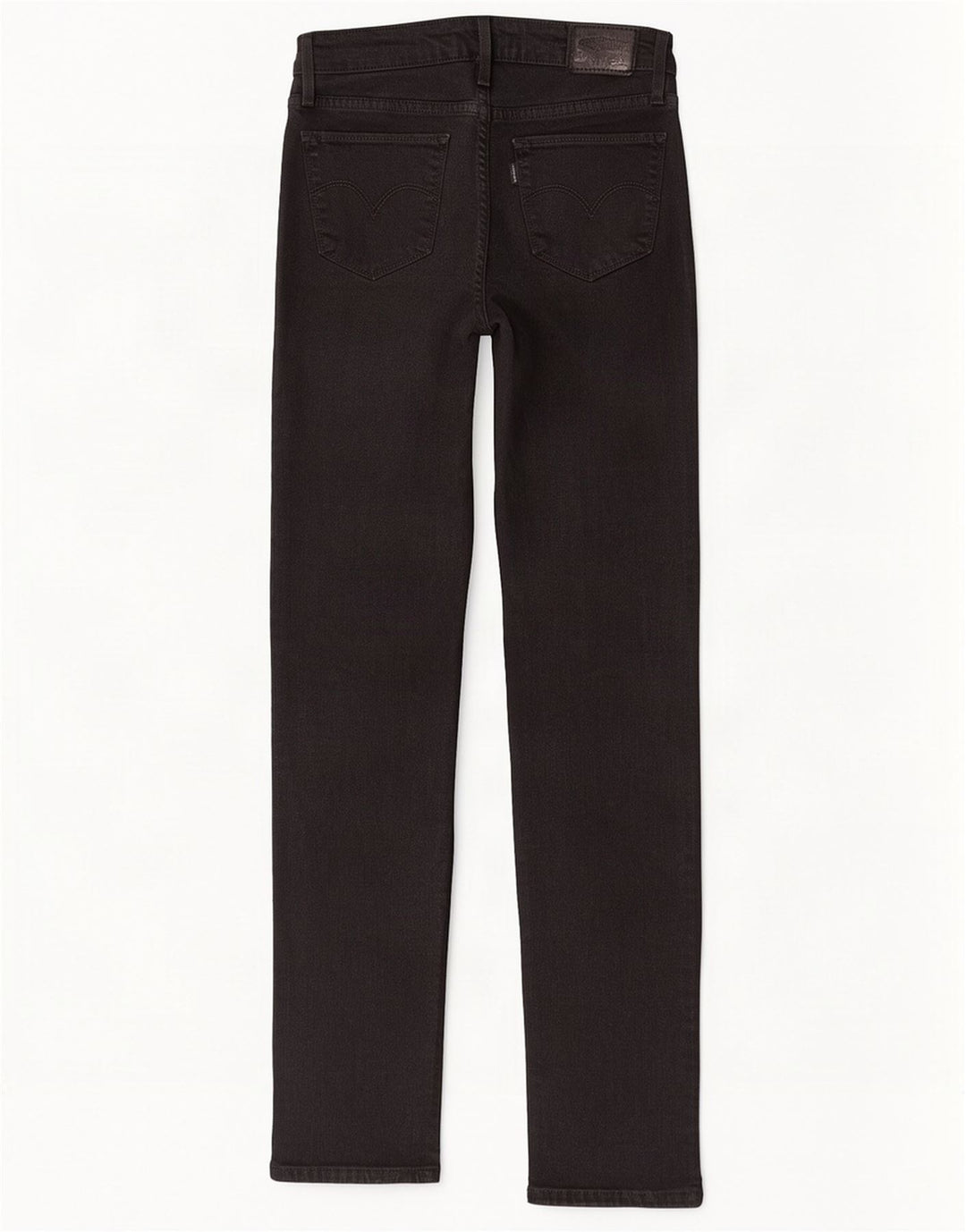 Levi's Womens 712 Slim Jeans W25 L32 Black Cotton