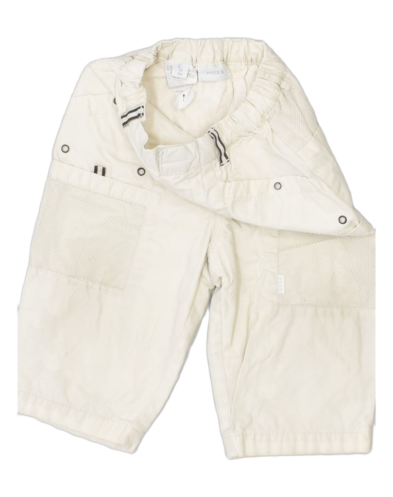 MEXX Baby Boys Cargo Shorts 6-9 Months W16 Off White Cotton | Vintage Mexx | Thrift | Second-Hand Mexx | Used Clothing | Messina Hembry 