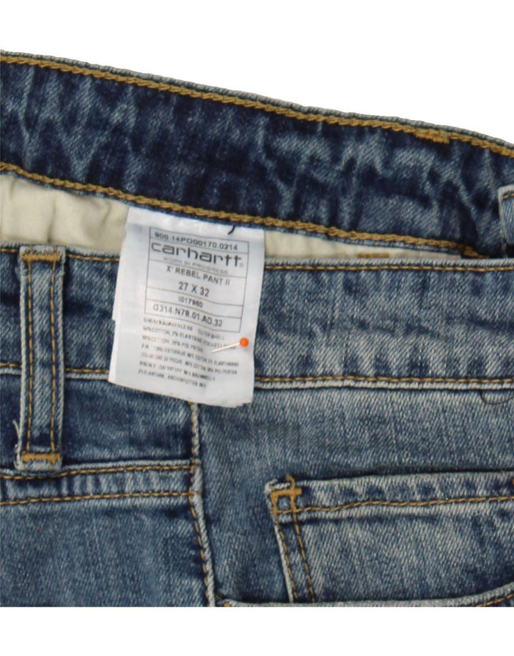 CARHARTT Womens Straight Jeans W27 L25 Blue Cotton Vintage Carhartt and Second-Hand Carhartt from Messina Hembry 