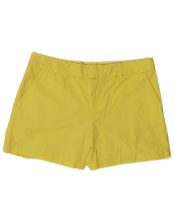 Tommy Hilfiger Womens Chino Shorts US 10 Large W34 Yellow Cotton