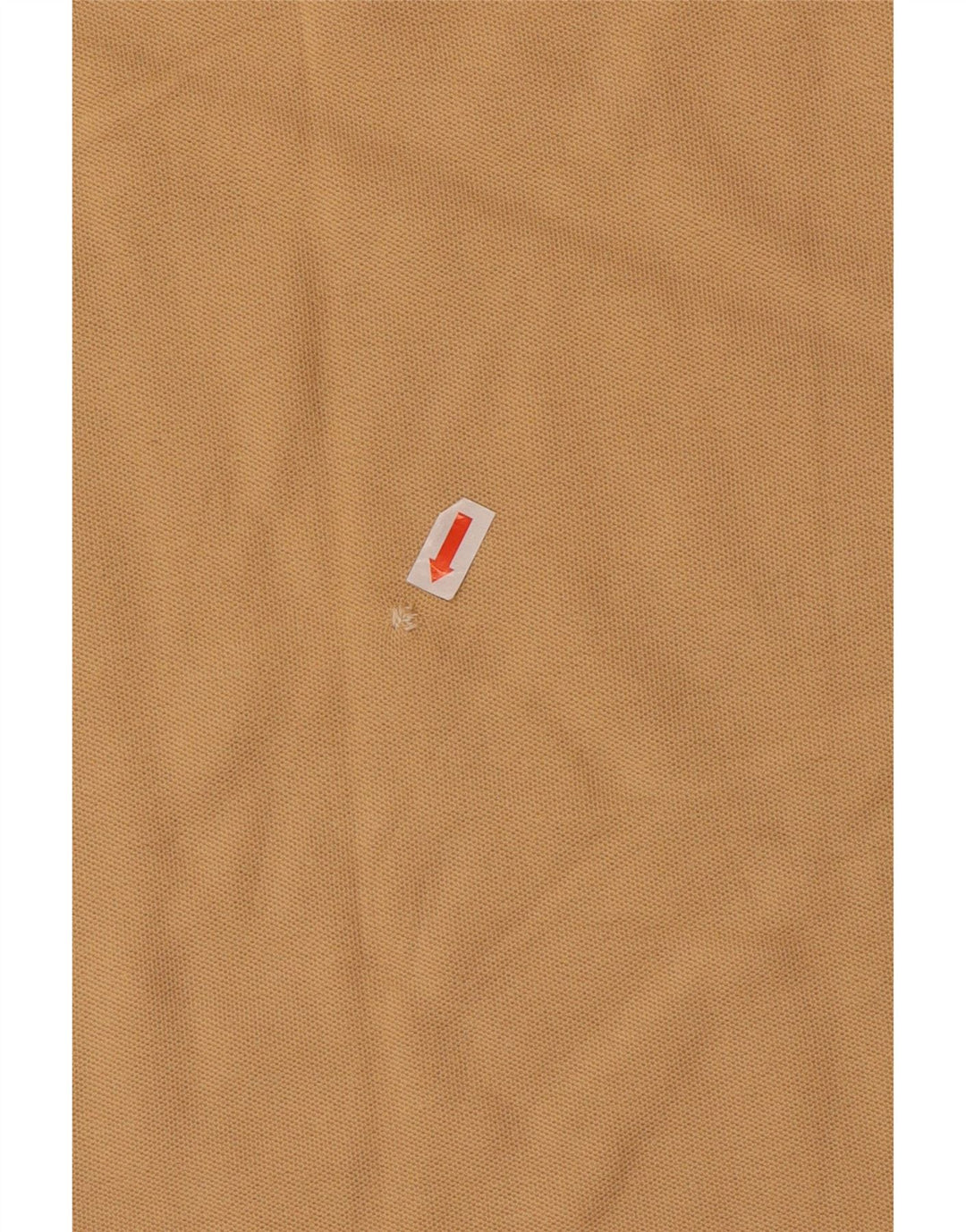 FILA Mens Long Sleeve Polo Shirt Medium Beige Cotton