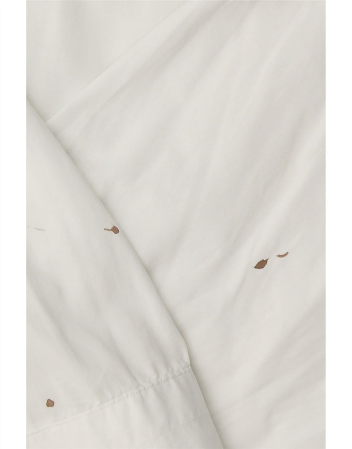 GANT Mens Shirt Size 46/48 18 2XL White Cotton