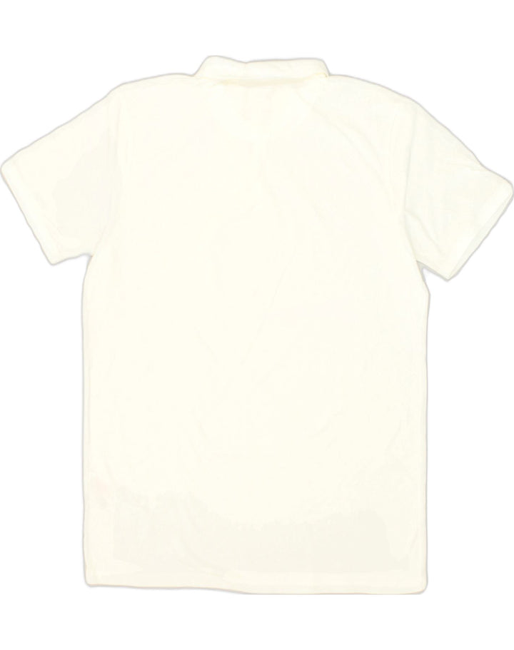 JACK & JONES Mens Polo Shirt 2XL White Cotton | Vintage Jack & Jones | Thrift | Second-Hand Jack & Jones | Used Clothing | Messina Hembry 