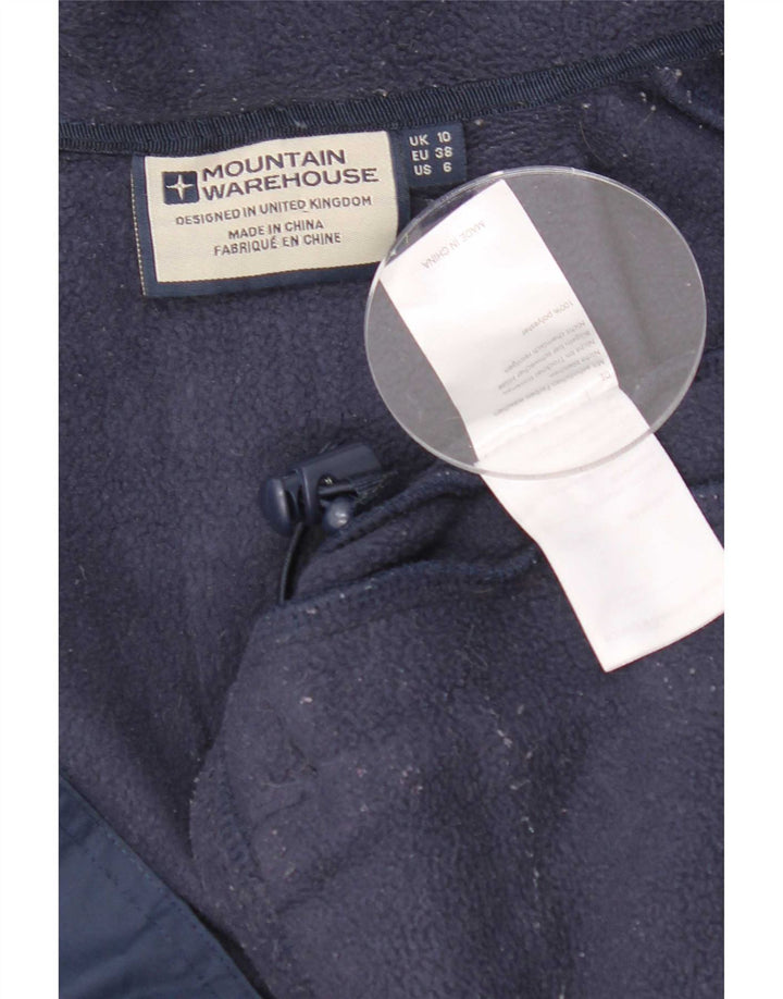 Mountain Warehouse Womens Hooded Windbreaker Jacket UK 10 Small Navy Blue