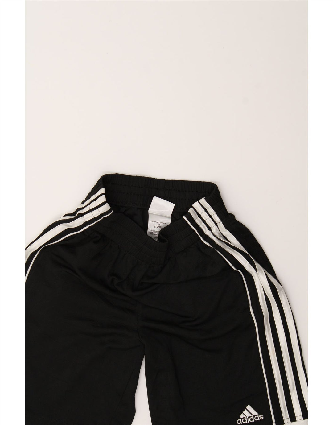 ADIDAS Boys Sport Shorts 10-11 Years Medium Black Polyester Vintage Adidas and Second-Hand Adidas from Messina Hembry 